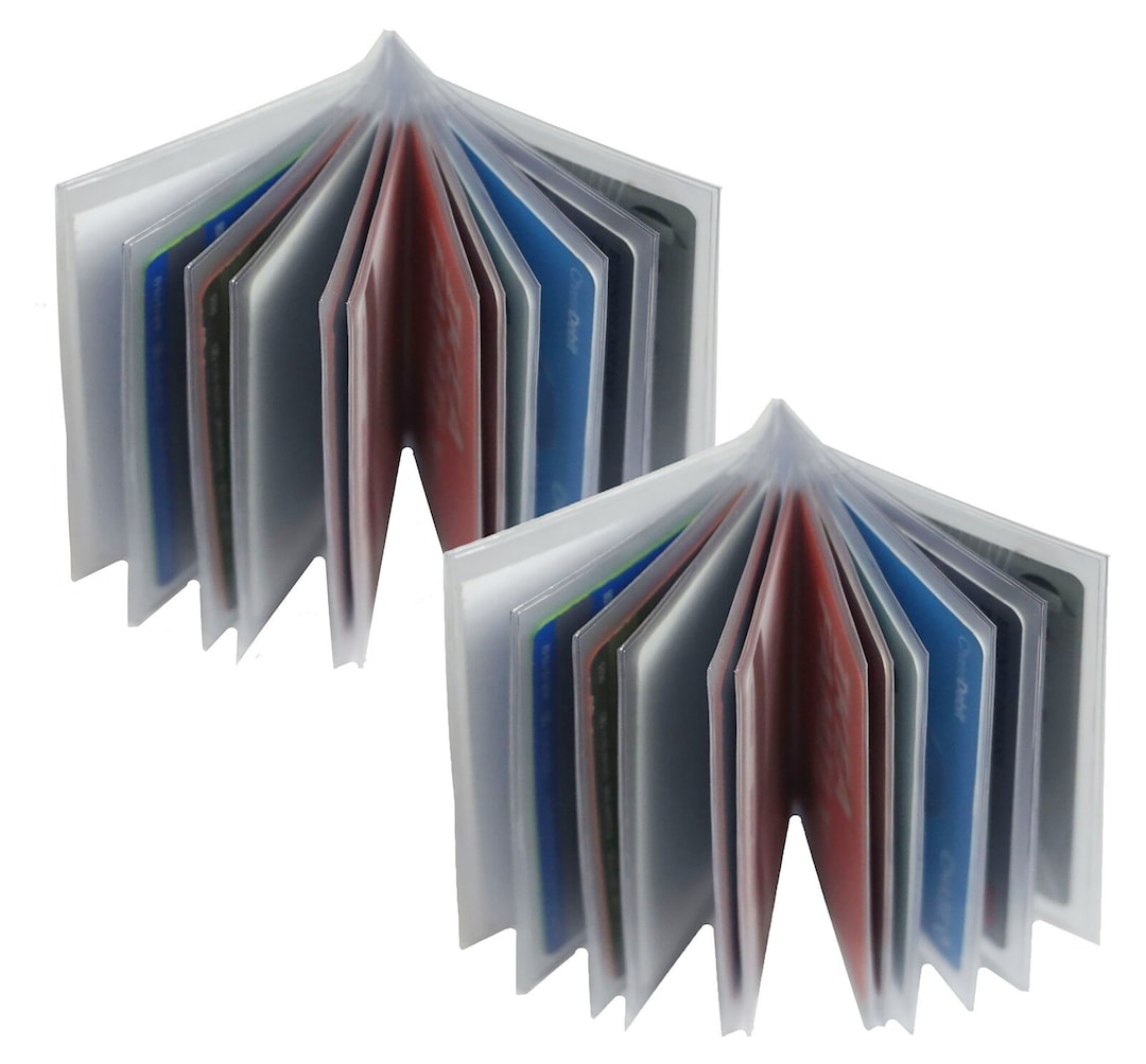 Bifoldtrifold Wallets Inserts Heavy Duty Vinyl 12 Pages Inserts Holds