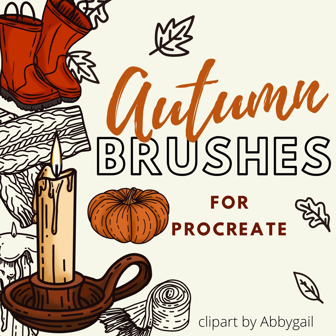 Procreate Autumn Brushes | Procreate Fall Stamp | Fall Stamps ...