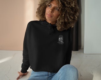 Lulubird Creative Logo - Crop Hoodie