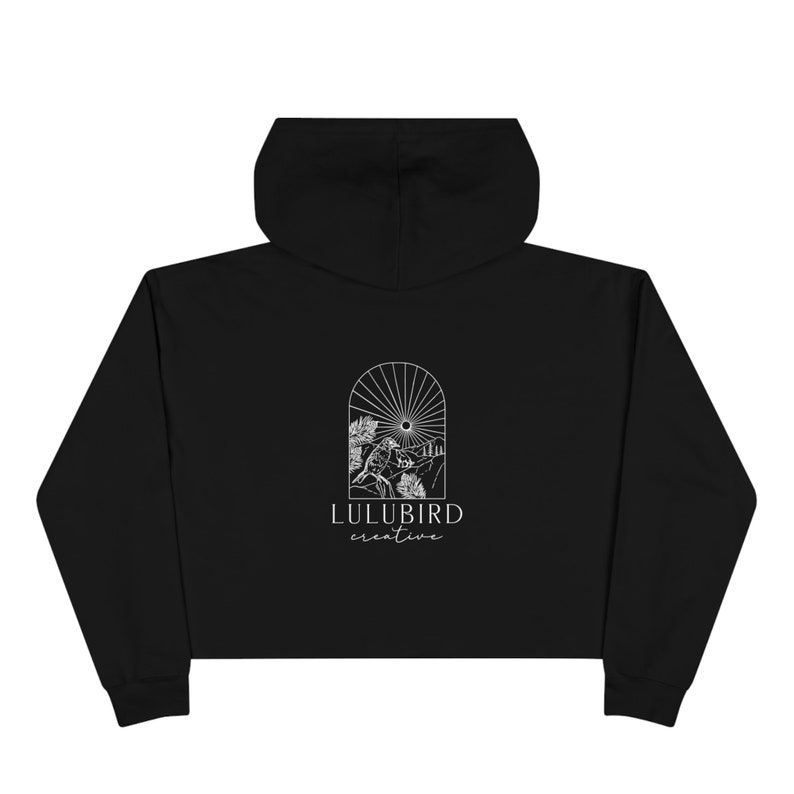 Custom Logo Crop Hoodie zdjęcie 4