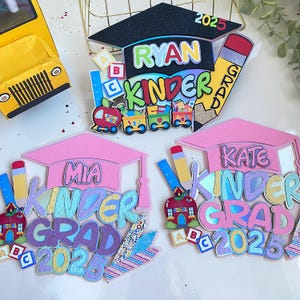 Pre K Graduation Cake Topper 2025, Kindergarten Abschlussfeier Dekorationen, Vpk graduate, Graduation party decor, Class of 2025 Grad Party