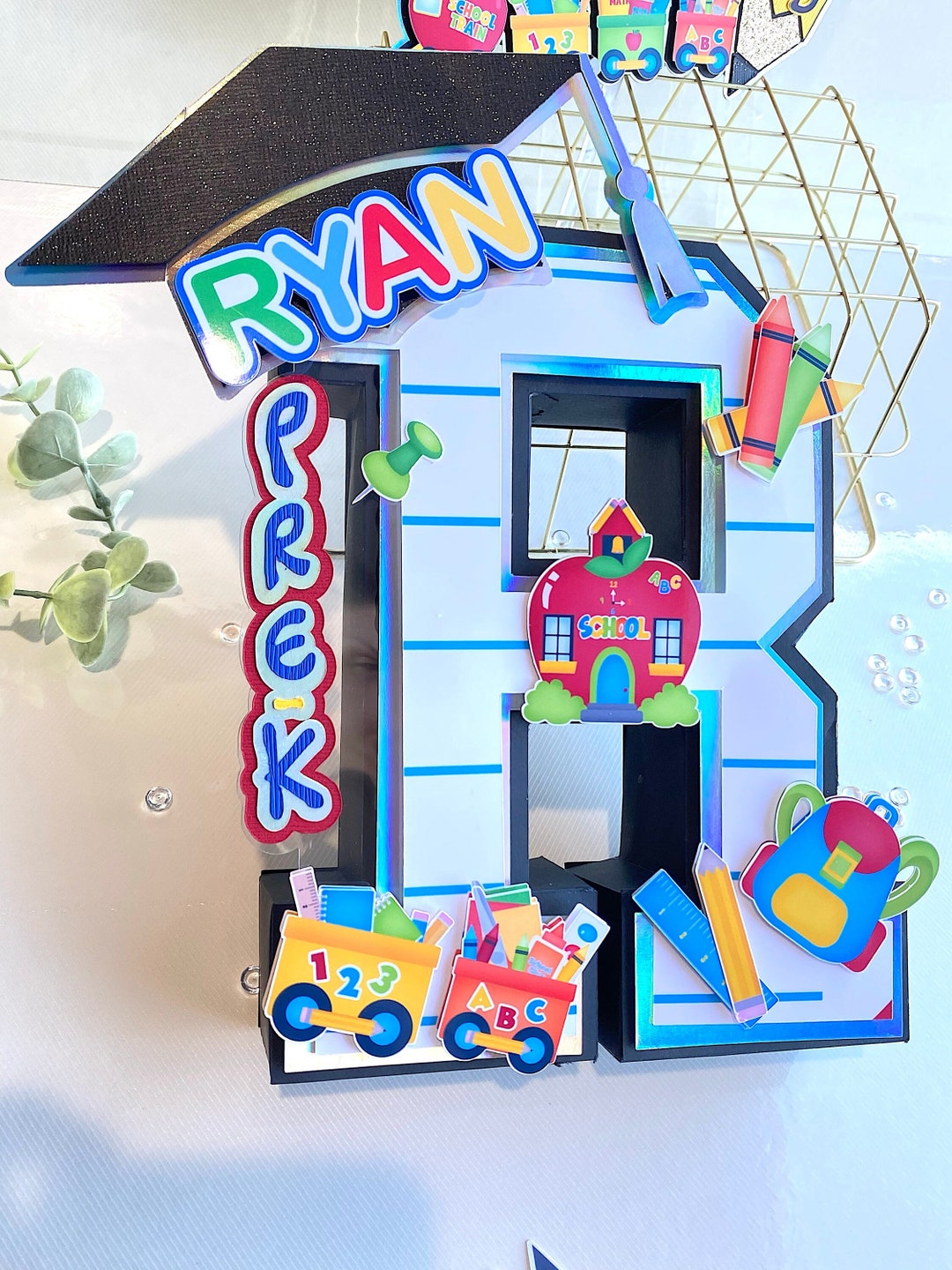 Pre-k Graduation 3D Letter, Graduation 2024, Vpk Graduate, Graduation ...