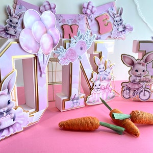 Peter Rabbit 3D Letter, Easter Birthday Party Decor - Etsy