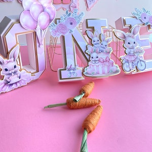 Peter Rabbit 3D Letter, Easter Birthday Party Decor - Etsy