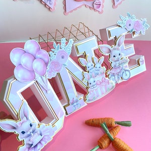 Peter Rabbit 3D Letter, Easter Birthday Party Decor - Etsy