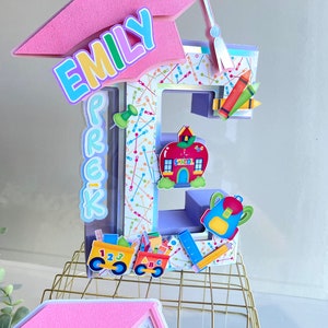 Pre-k Graduation 3D Letter, Graduation 2024, Vpk Graduate, Graduation ...