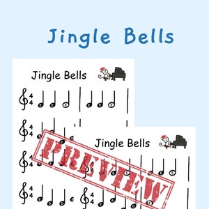 Jingle Bells I 5-finger Easy Piano Song I Christmas Piano Piece I Young Beginners I C Position