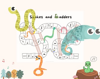 Snakes and Ladders I Fun Music Game I Basic Rhythms