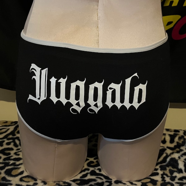 Juggalo or Juggalette booty shorts