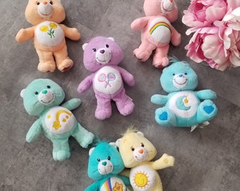 Vintage 2002/2003 Care Bear Plush Bears by Play Alone Collection 8"