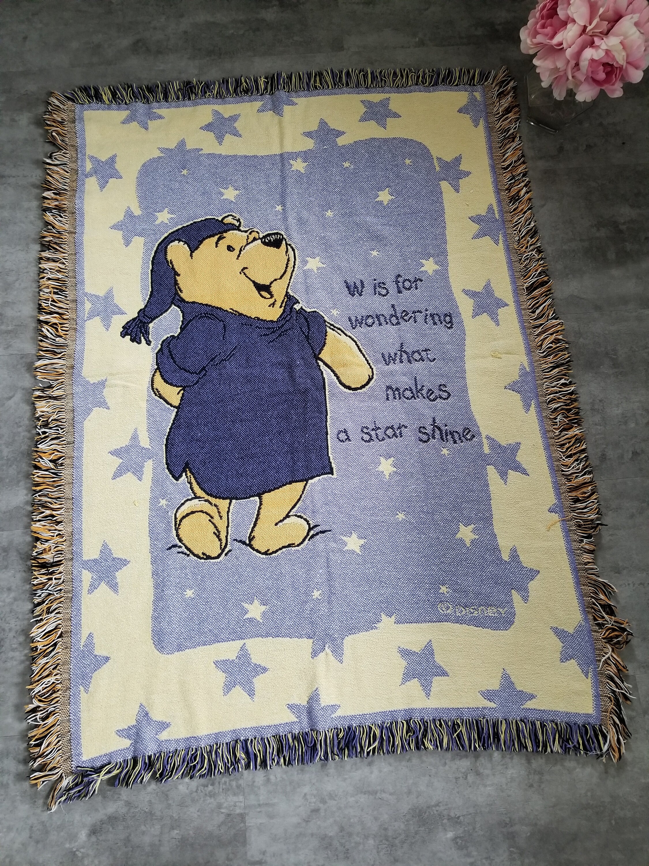 Green winnie the pooh blanket sale