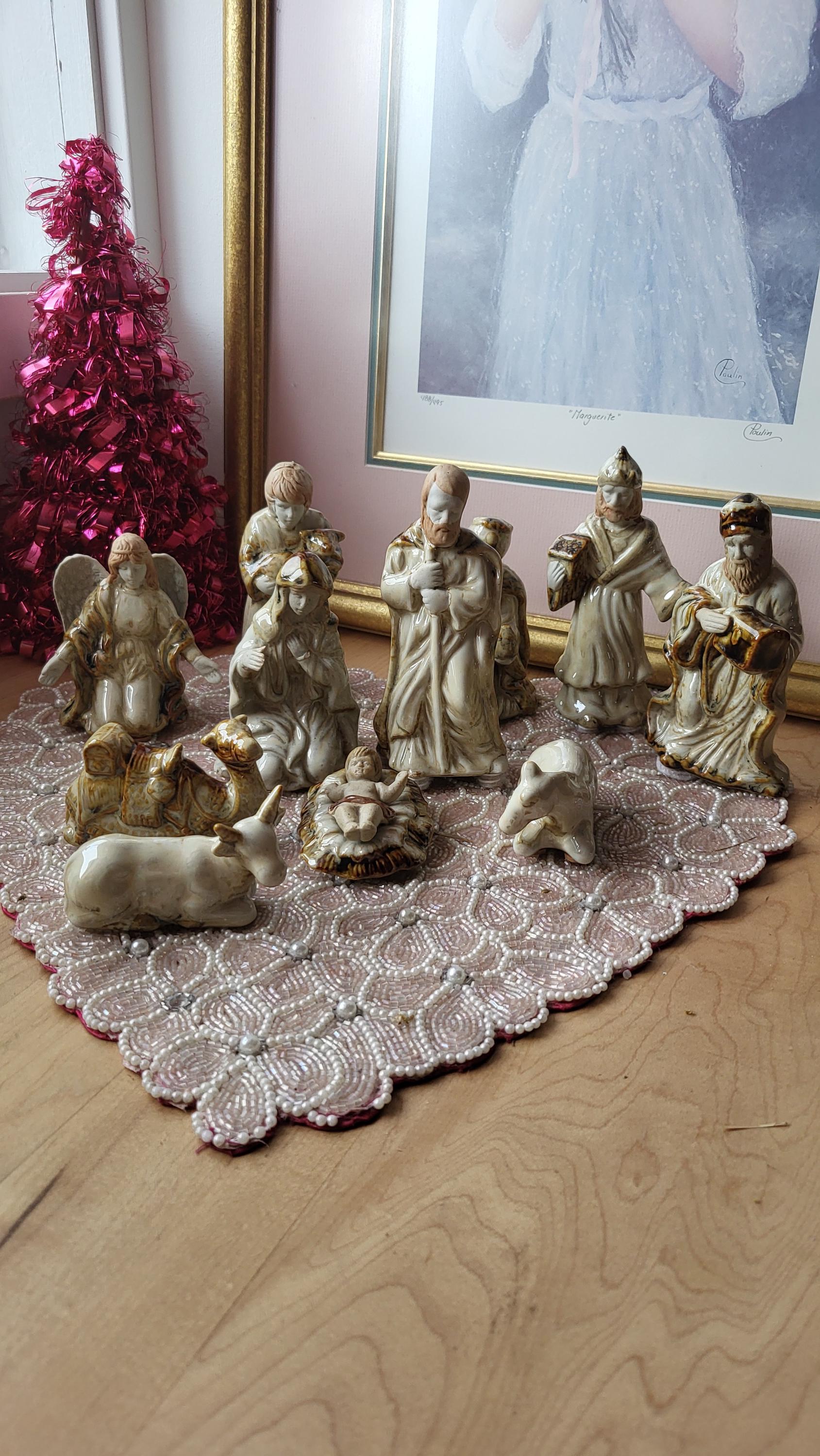 Ceramic nativity set - Etsy 日本