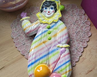 ヴィンテージ ピエロ ポプリホルダー ペア 陶器製ヘッド 台湾製 - Etsy