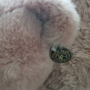 Rare ours en peluche rose vintage 24K neuf avec toutes les étiquettes image 3