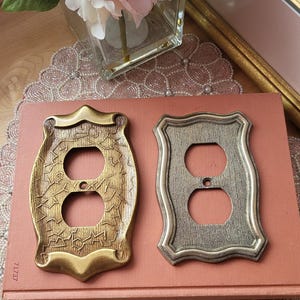 Vintage *CHOOSE * ONE Light Switch Cover Switch Plate, Outlet Cover,Switch And Electrical Outlet Cover Plate, Electrical Cover Plates