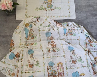 Holly Hobbie Bedspread, Pillowcases & Canopy Set - Etsy