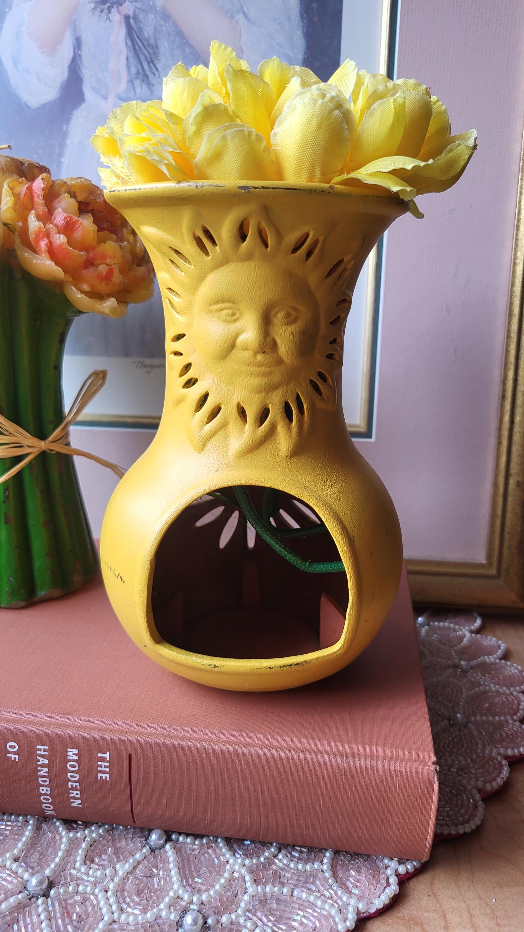 Vintage Partylite Sunesta Chiminea Tealight Holder P8780 Terra