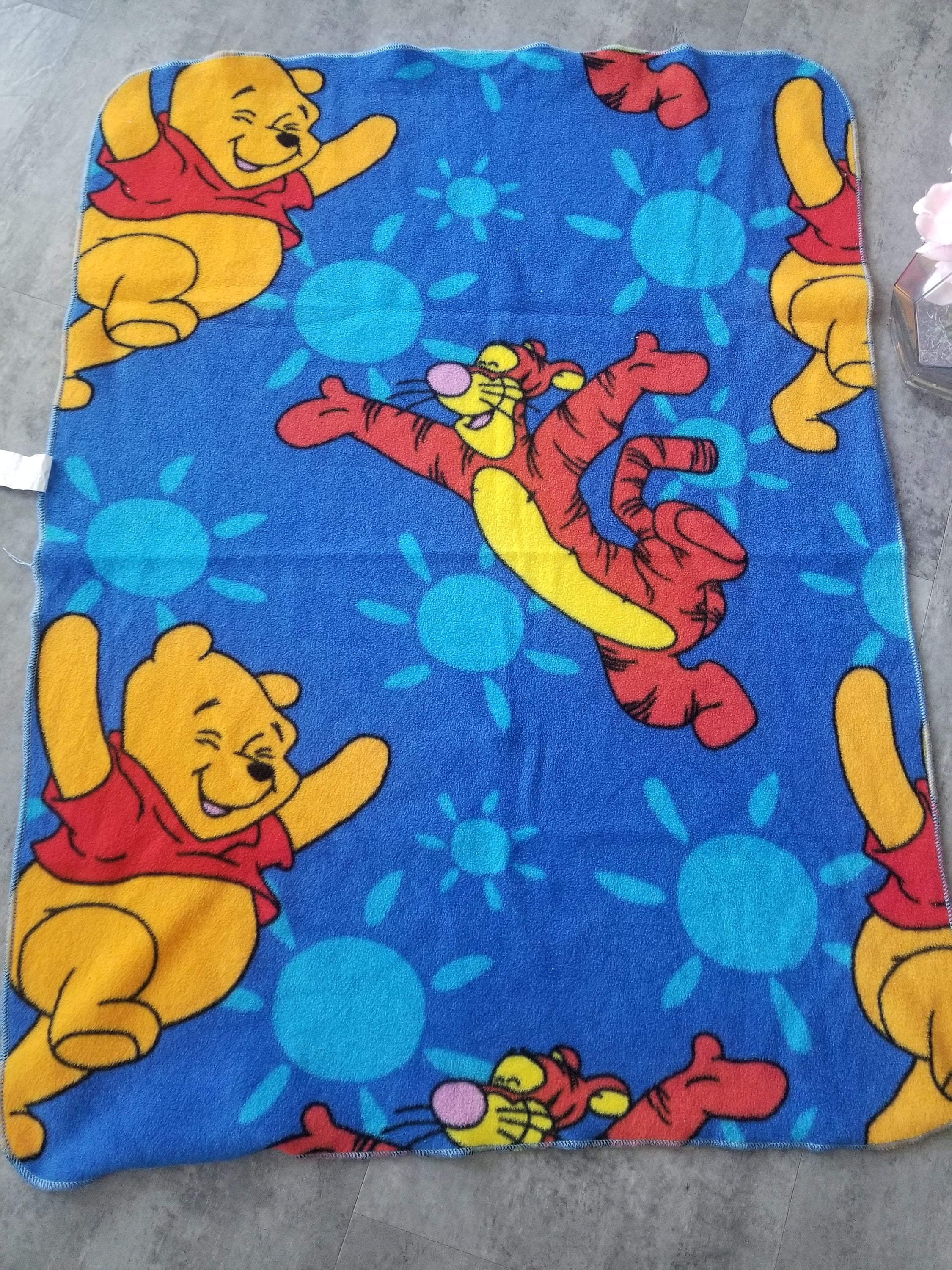 Vintage 90 s Disney Winnie the Pooh Fleece Throw Blanket Etsy Canada