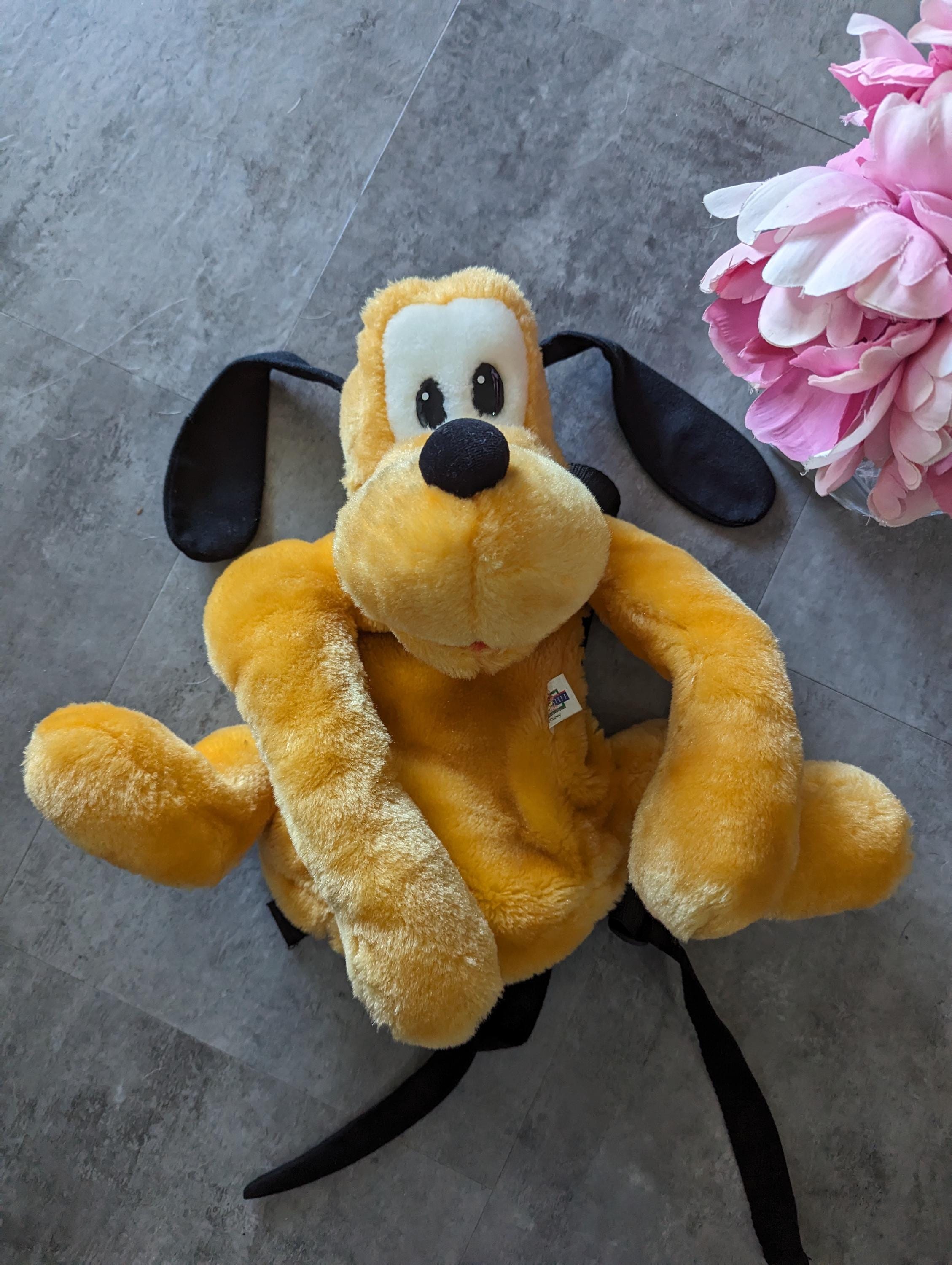 Disney Yellow Pluto Plush Backpack ?Time for school! ?Classic Disney style, always by your  main image 2