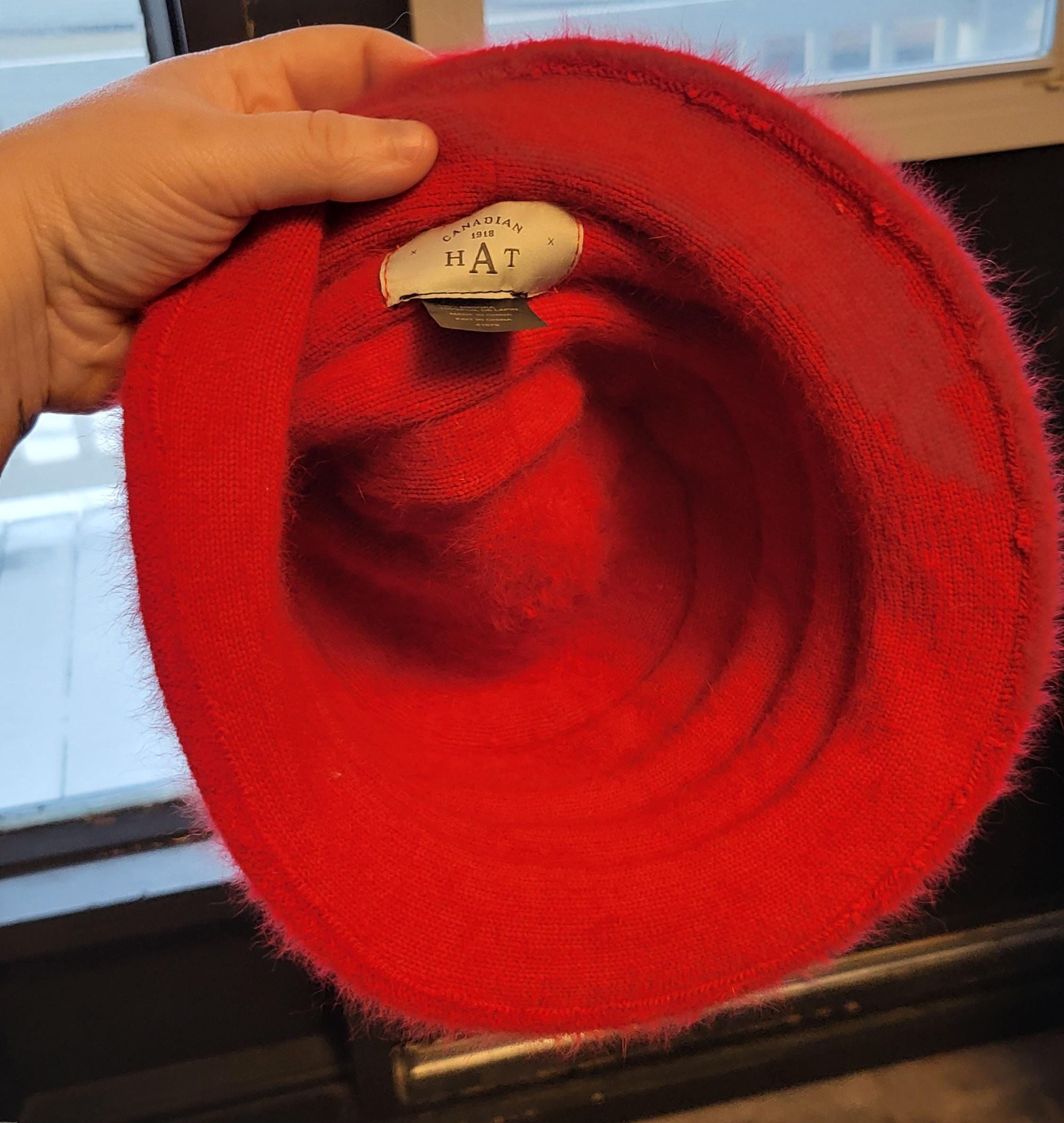 BLOOMINGDALE’S Vintage Felt Classic Cloche Hat in Red vintage ladies cloche hat — Miss Fitt & Co. ~ Moss Fête main image 4