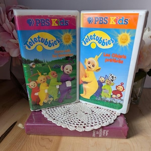 CHOOSE Teletubbies Dancing With The Teletubbies VHS 1998 PBS Kids Rare or Les Objects Prefered