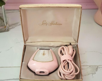 Vintage 1960’s Pink Lady Sunbeam Electric Shaver Original Box