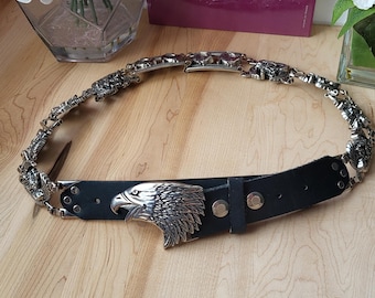 Fibbia Per Cintura Aquila Americana Aquile Calve Fibbie Western - Foto 8