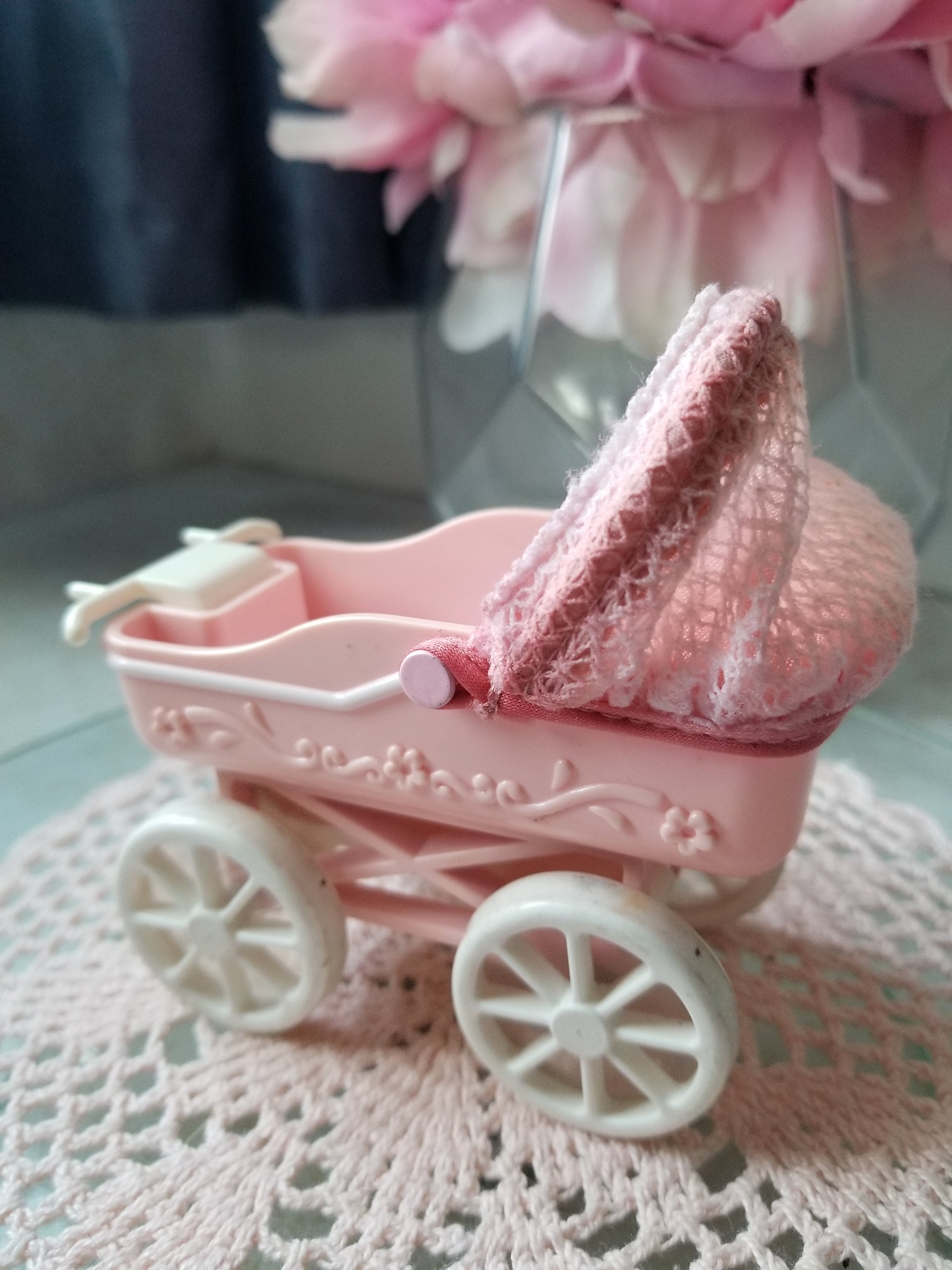Mattel 1998 Barbie Kelly Doll Tiny Steps Stroller Bead Baby Buggy Pink Carriage Etsy UK