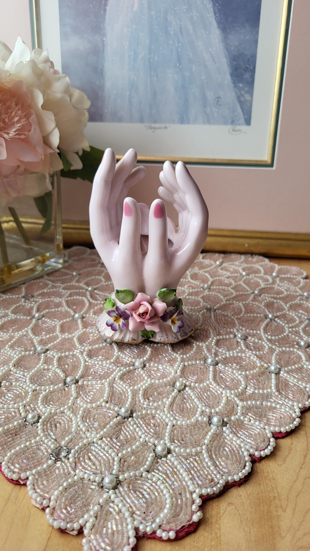 Vintage Hand Vase