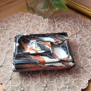 Vintage Marble Ashtray - Etsy