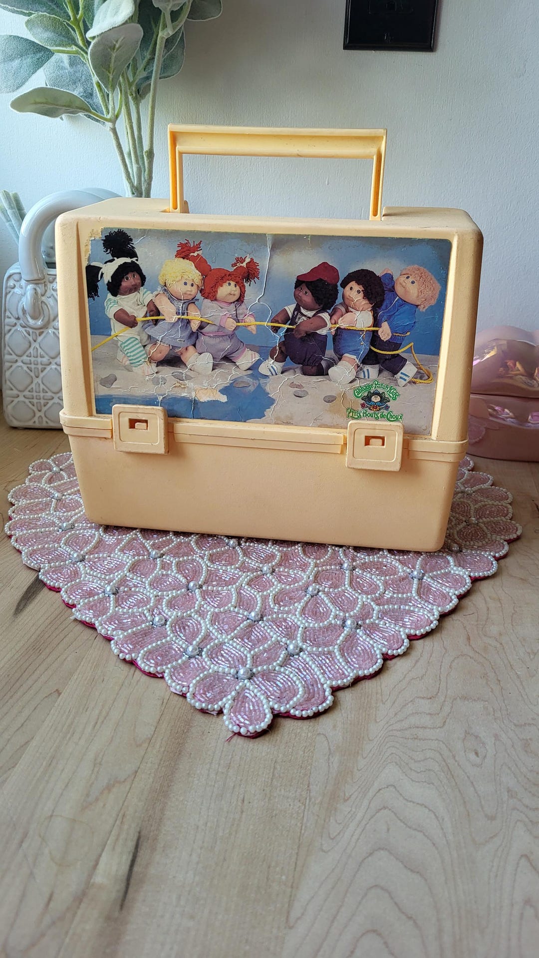 Buy Vintage 80's Cabbage Patch Kids Soft Peach Plastic Thermos