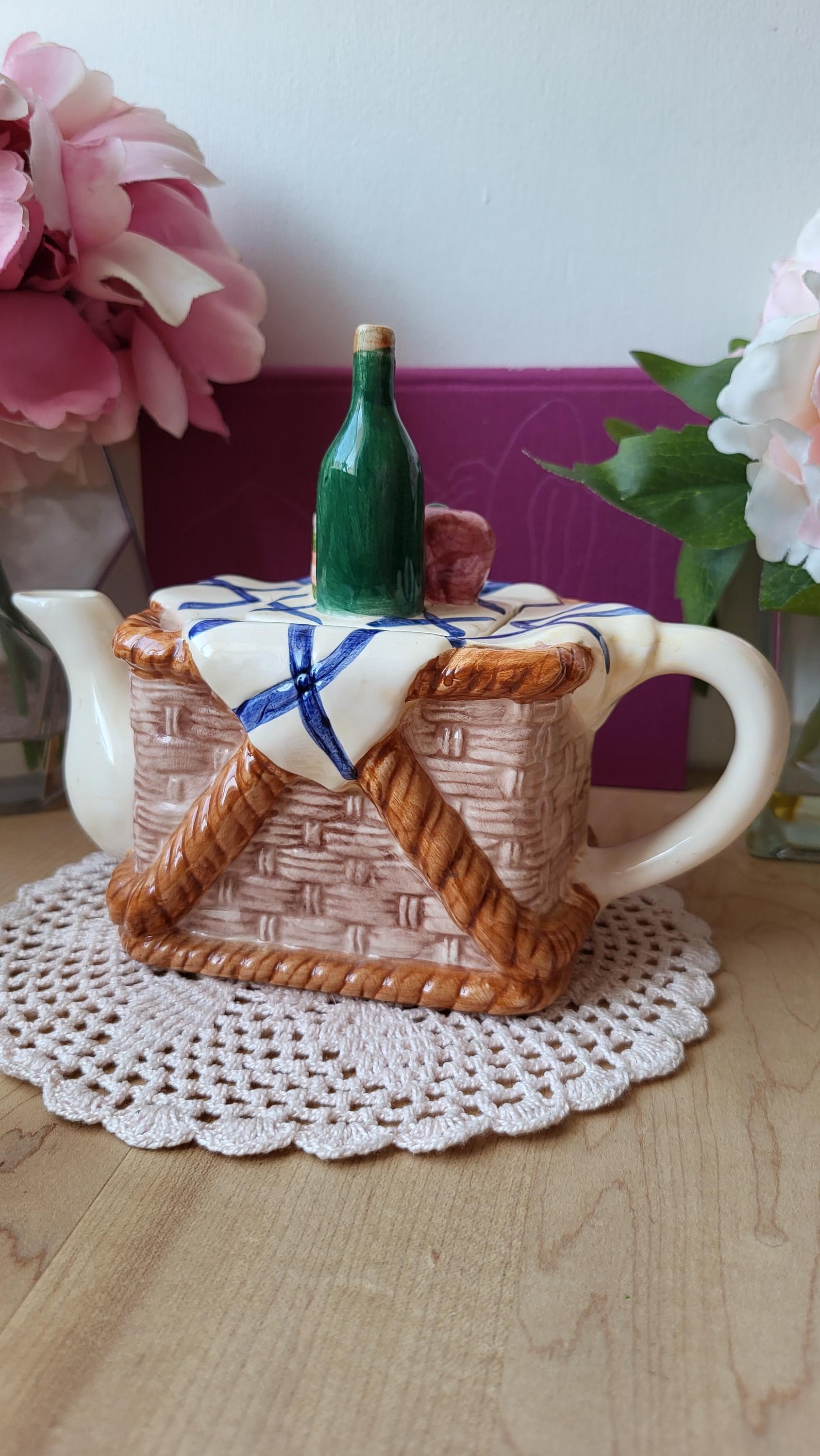 【Sale】英国製　ティーポット Teapottery BathTeapot Rare Vintage Swineside Teapottery 'Bath With Yellow Duck