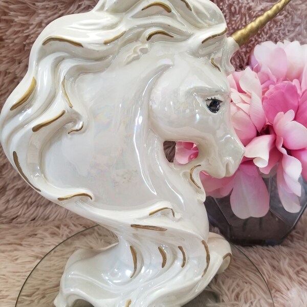 Unicorn Statue Large Etsy