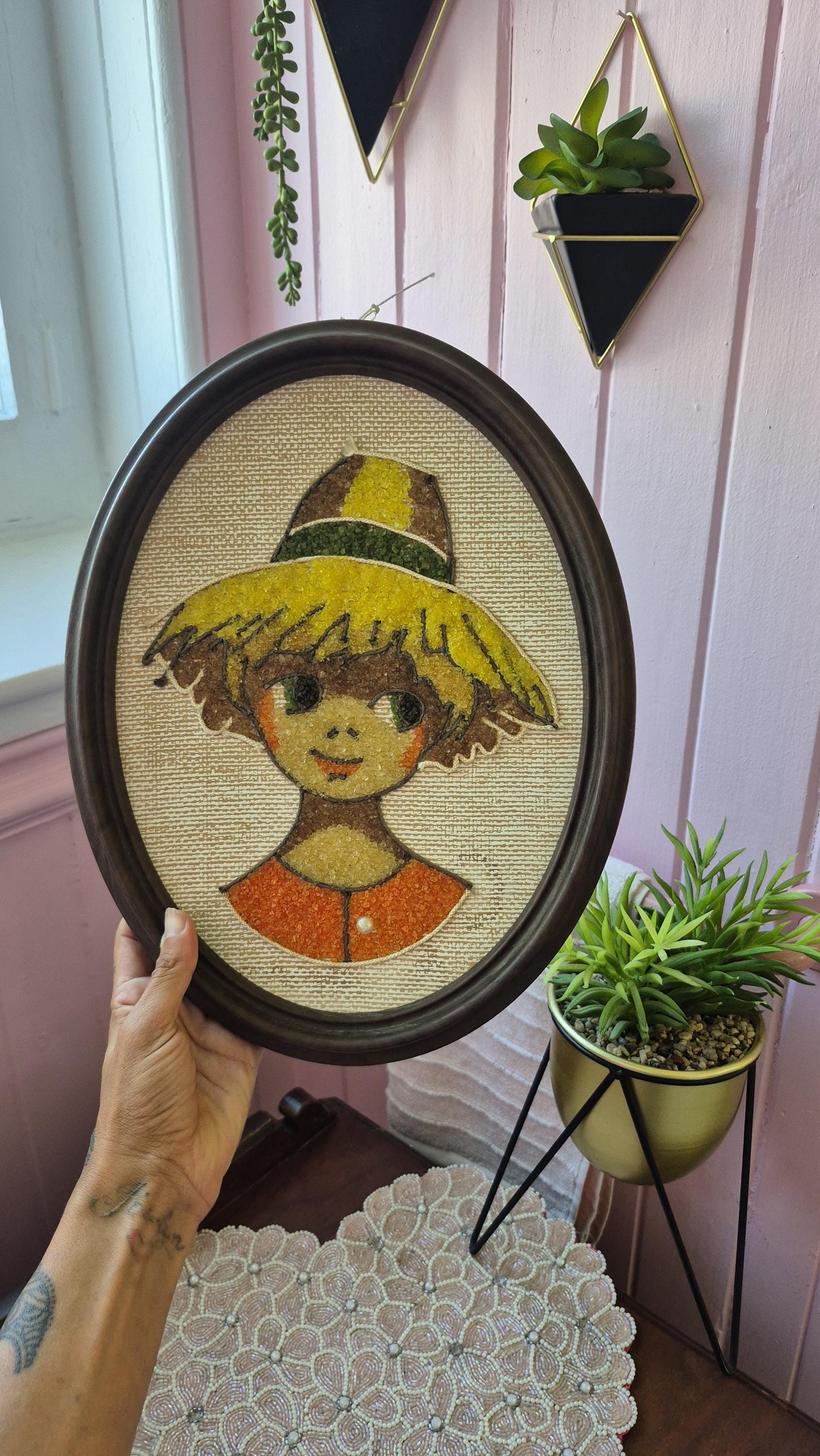 Vintage Mcm Gravel Art - Etsy - Page 2
