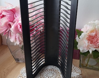 Vintage Y2K CD Rack Tower Mediaworks Black Funky Wave - Etsy