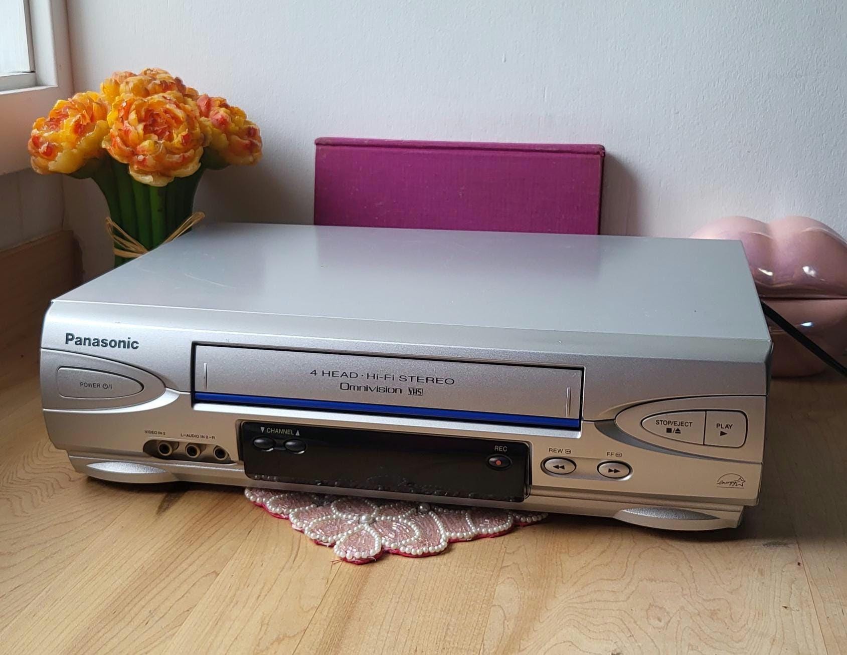 VintagePanasonicPV-V4523SMagnétoscopeLecteur4TêtesEnregistreurVHS-Pasdetélécommande-Testé