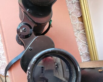 Vintage Fisher-dietz 7x50 ZIF Binoculars 372 Feet at 1000 Yards