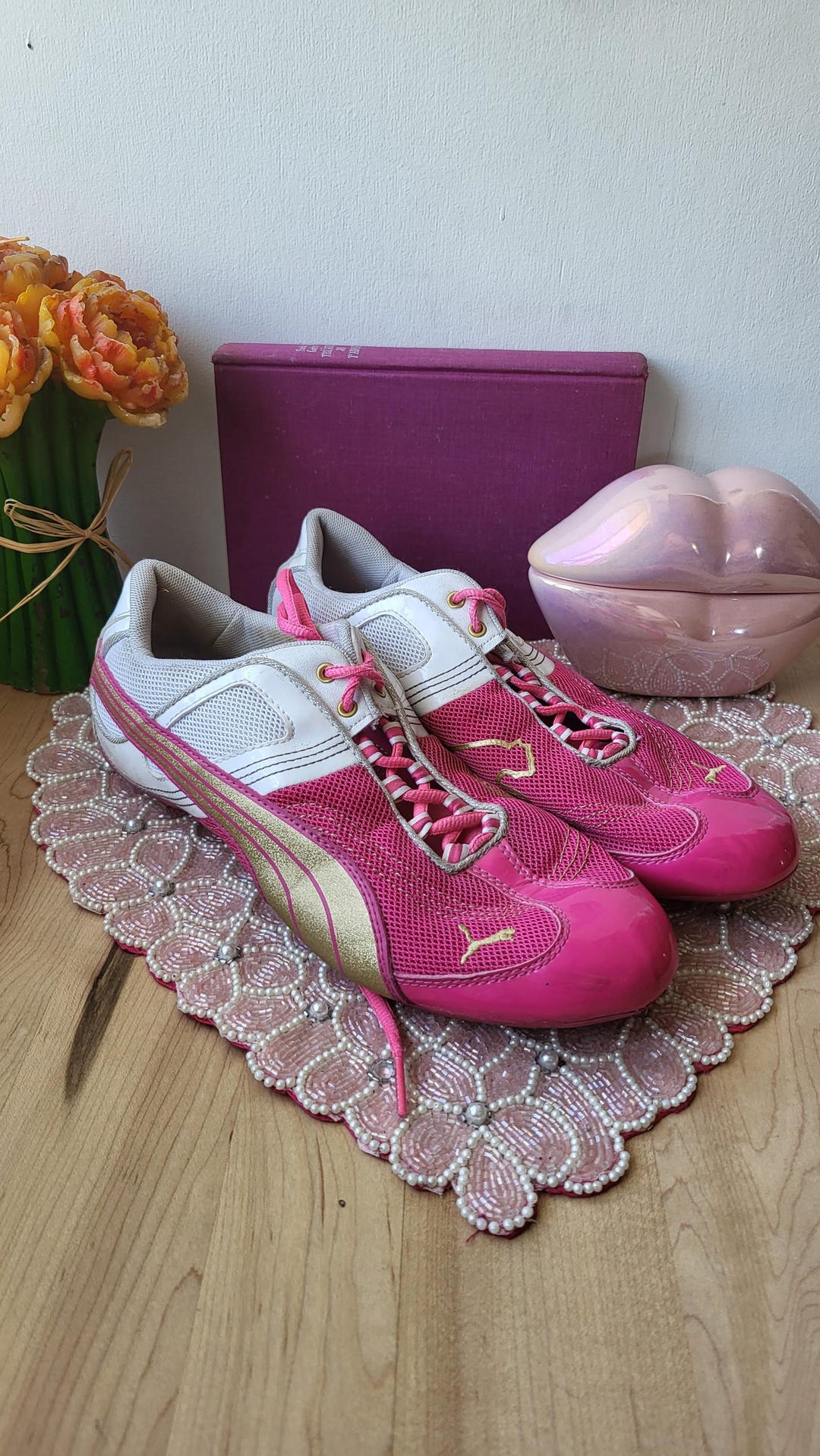 希少カラー　00s　OLD PUMA　ベロア　セットアップ　Y2K　刺繍　L 希少カラー 00s OLD PUMA ベロア セットアップ Y2K 刺繍 L