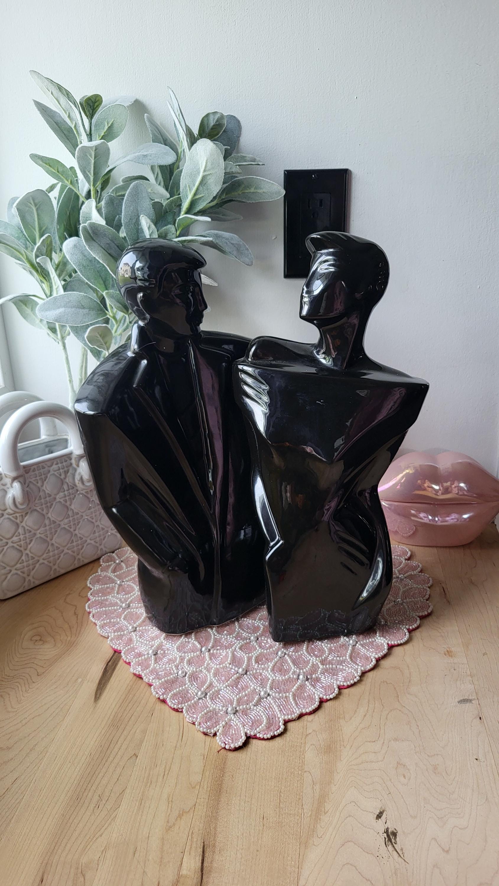 Vintage Large Art Deco 80's Lindsey B Balkweill Styled Rick Rachel