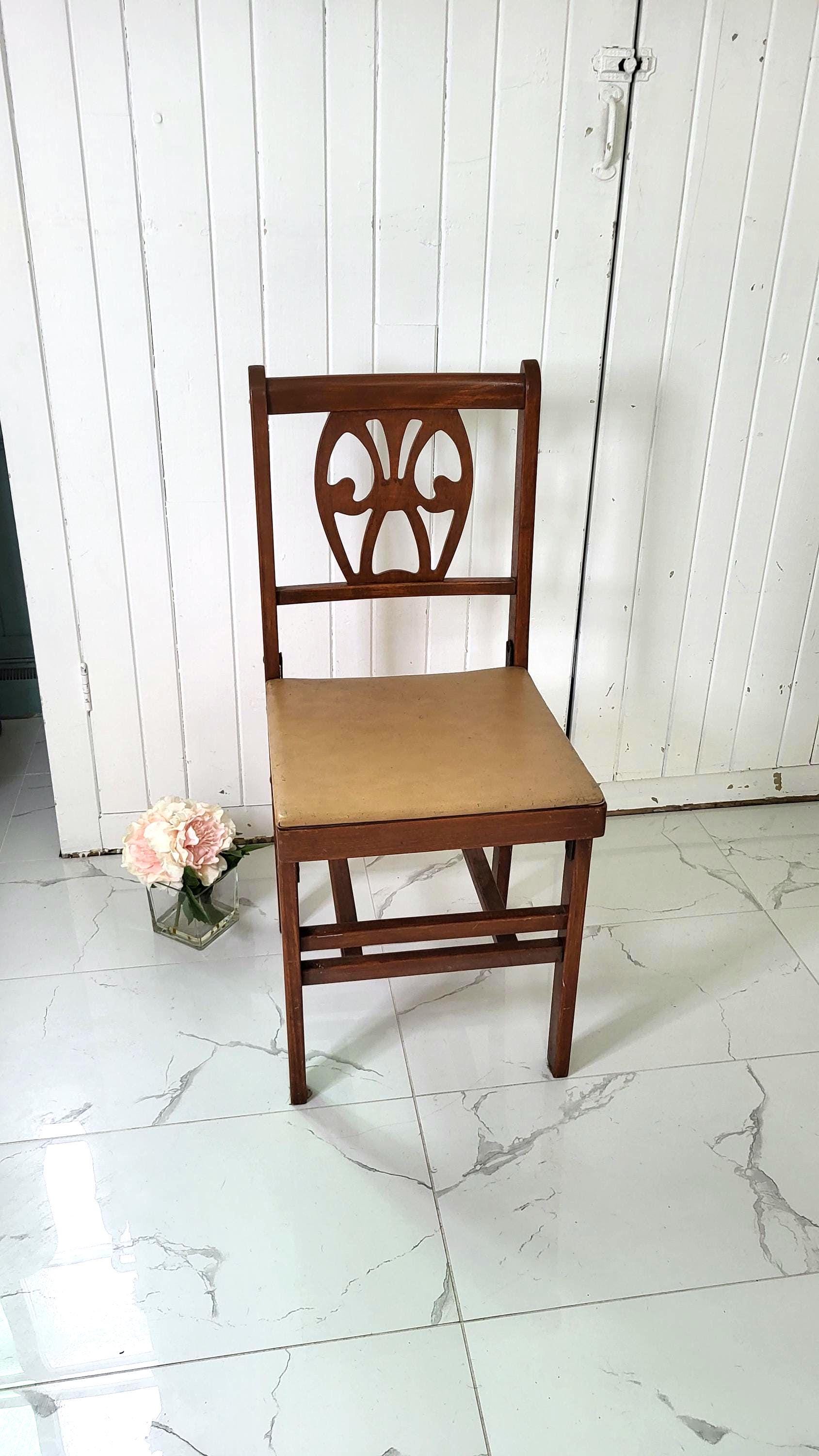 Antique wooden folding chair - Etsy 日本