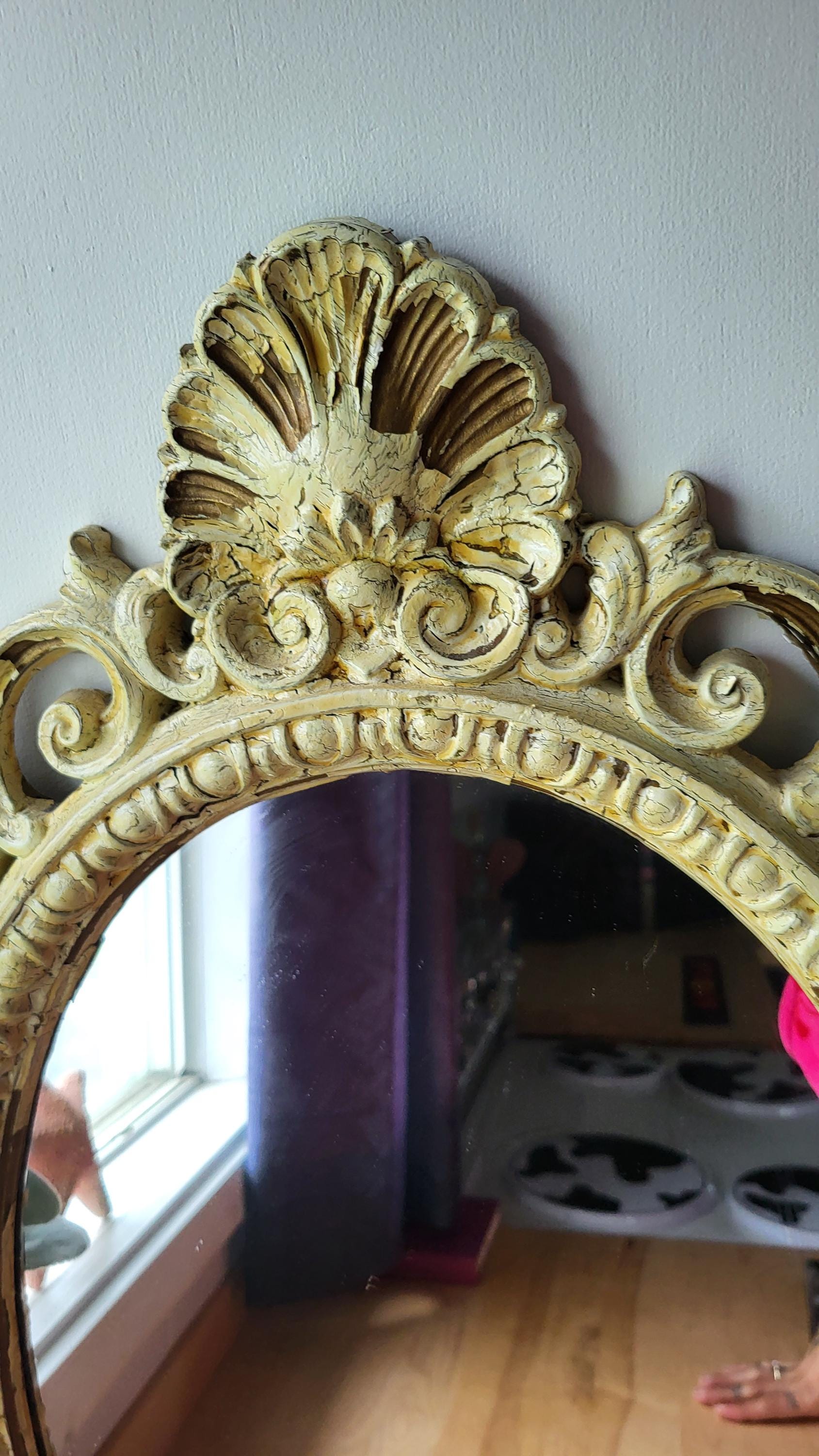 Vintage Windsor Art Products Mid Century American Ornate Mirror