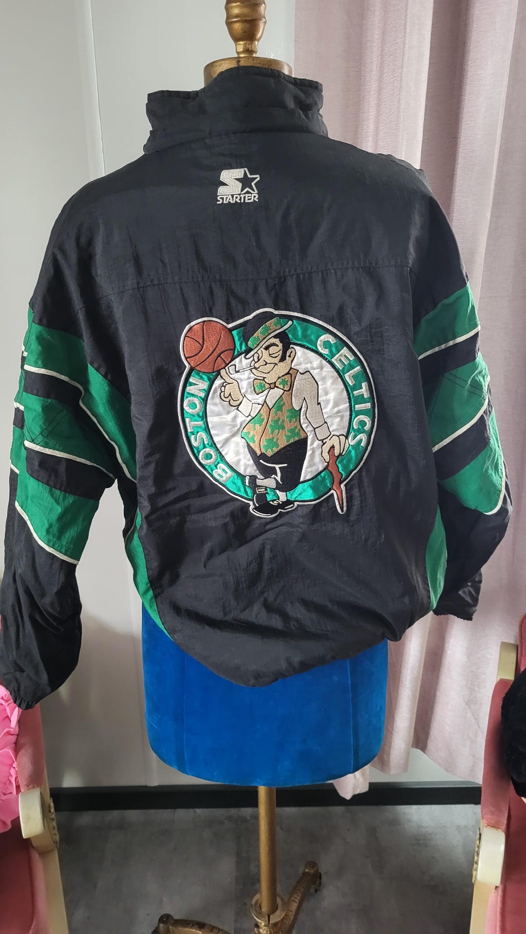 90年代古着　STARTER Boston Celtics オーバーオール 90年代古着 STARTER Boston Celtics オーバーオール 90年代古着