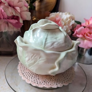 Vintage Holland Mold 70&#39;s Cabbage Lidded Bowl
