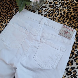 True Religion White Jeans - Etsy