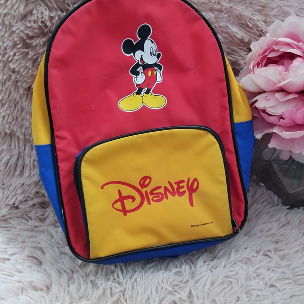 vintage Mickey Mouse Backpack sac à dos couleur Disney’s VINTAGE 90s