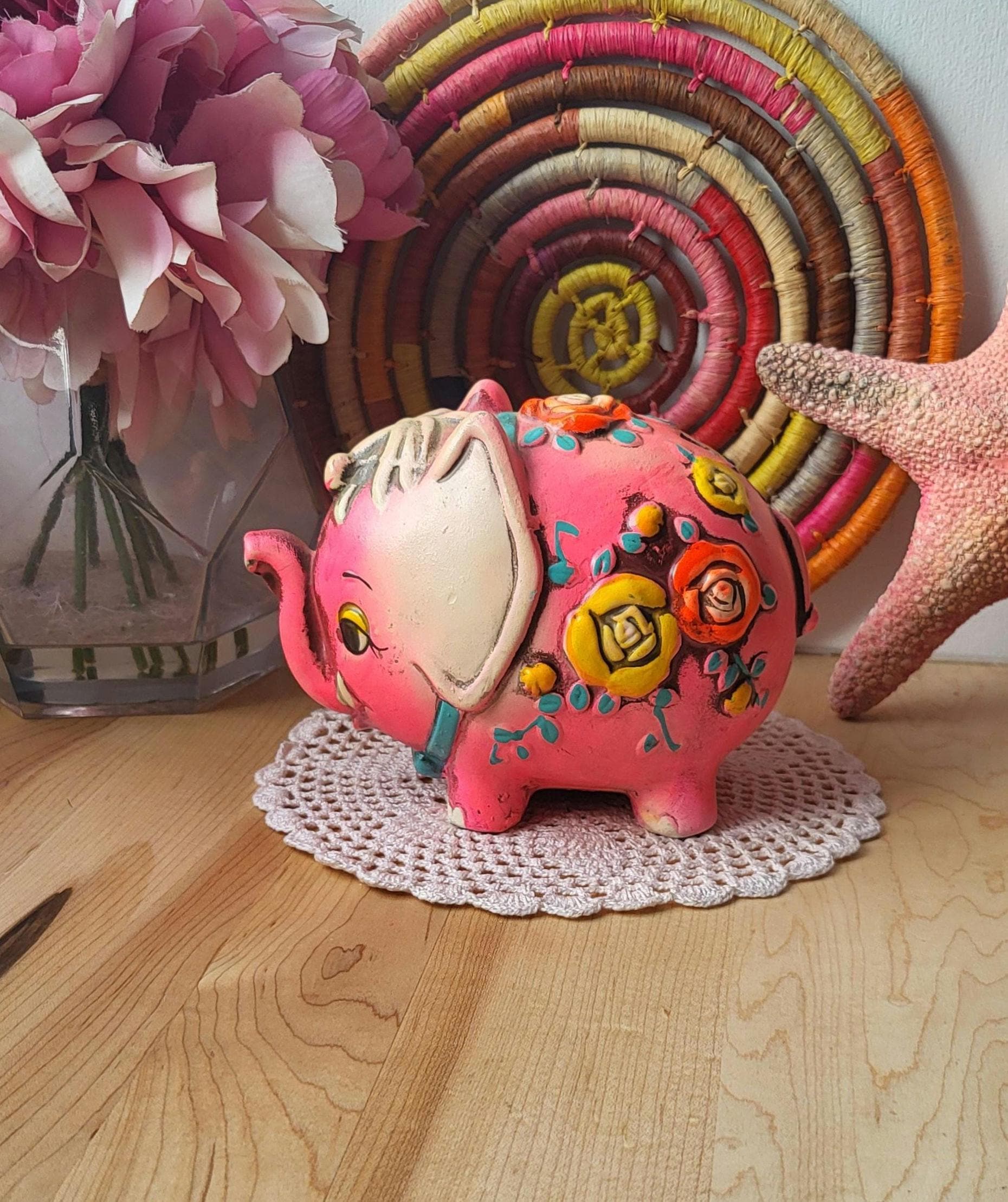 Chalkware Piggy Bank - Etsy Chalkware Piggy Bank - Etsy