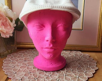 Vintage Y2K Kangol Ventair Breathable Beret Hat Newsboy Casual Mesh Cap Cabbie England