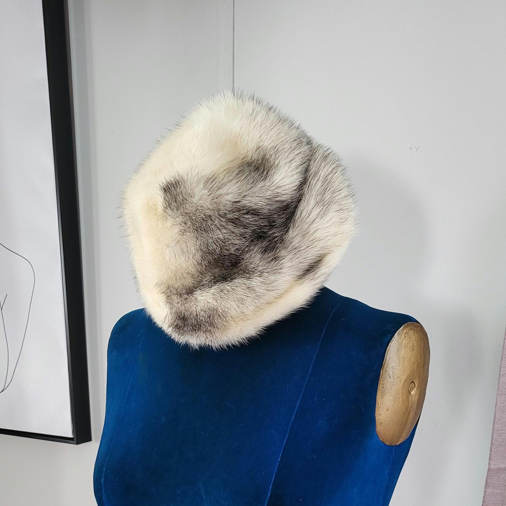 KATES Boutique  ミンクハット Vintage 60's Kates Boutique Hat Handmade Real Fur Mink Winter Hat