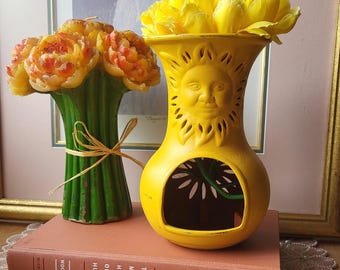 Vintage Partylite Sunesta Chiminea Tealight Holder P8780 Terra