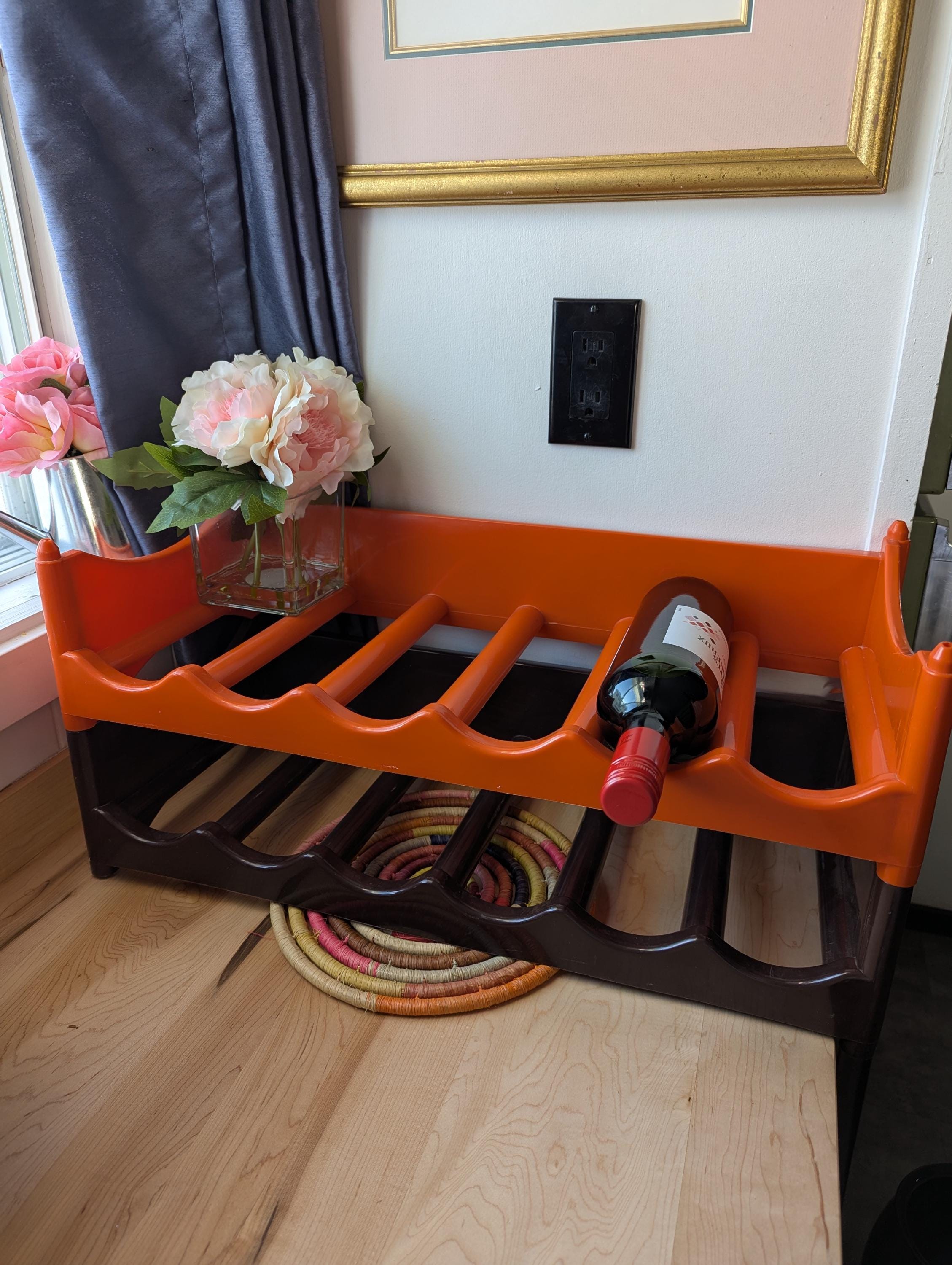 \"Michael Noll\" メタル ワインラック ヴィンテージ オブジェ Michael noll wine rack - Etsy 日本